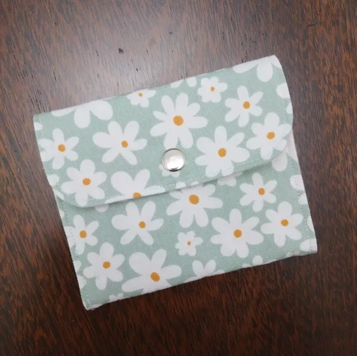 Billetera 2 compartimentos Margaritas